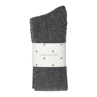 Moshi Moshi Mind Pearly Socks charcoal melange